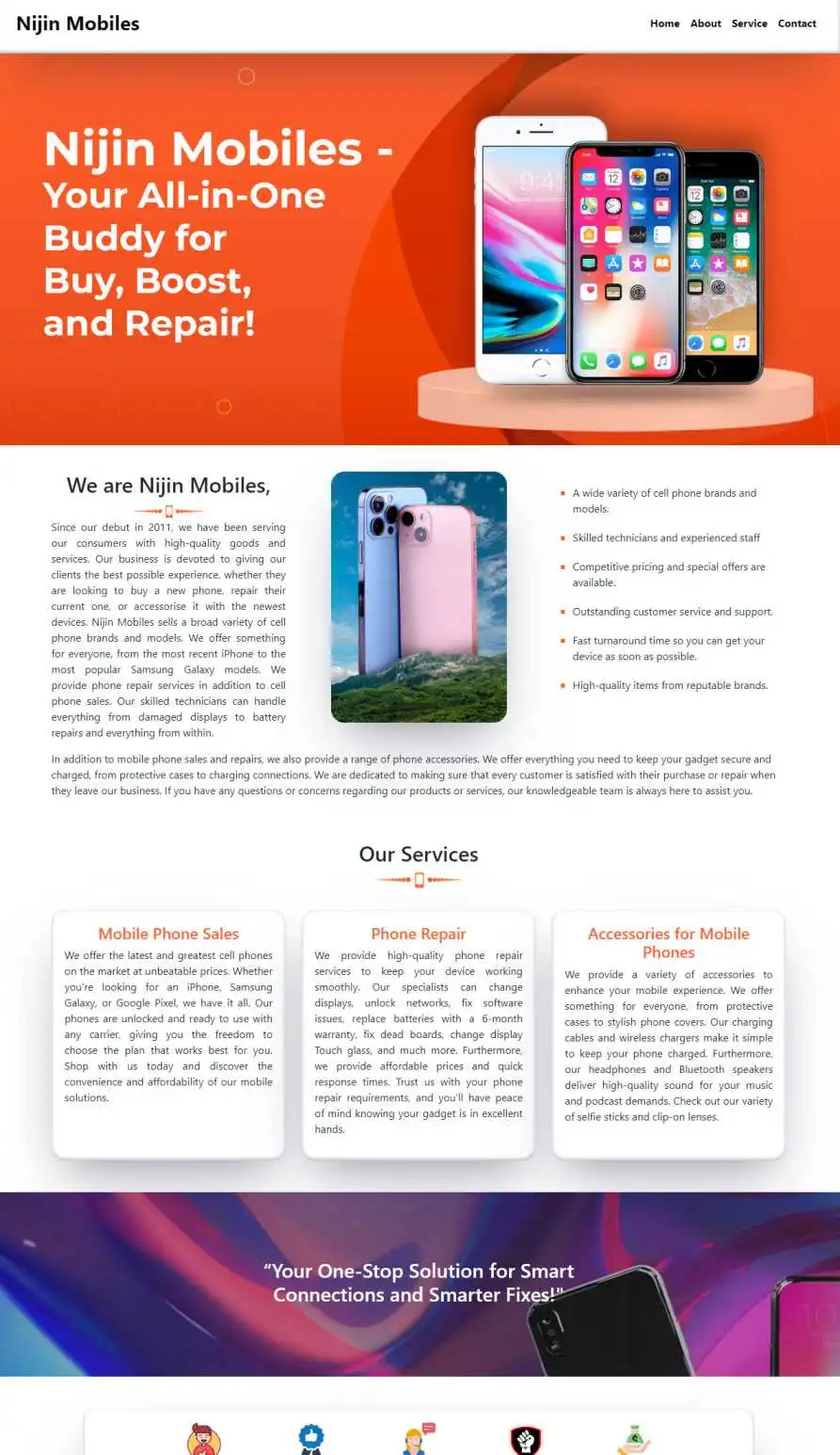nijin mobiles website